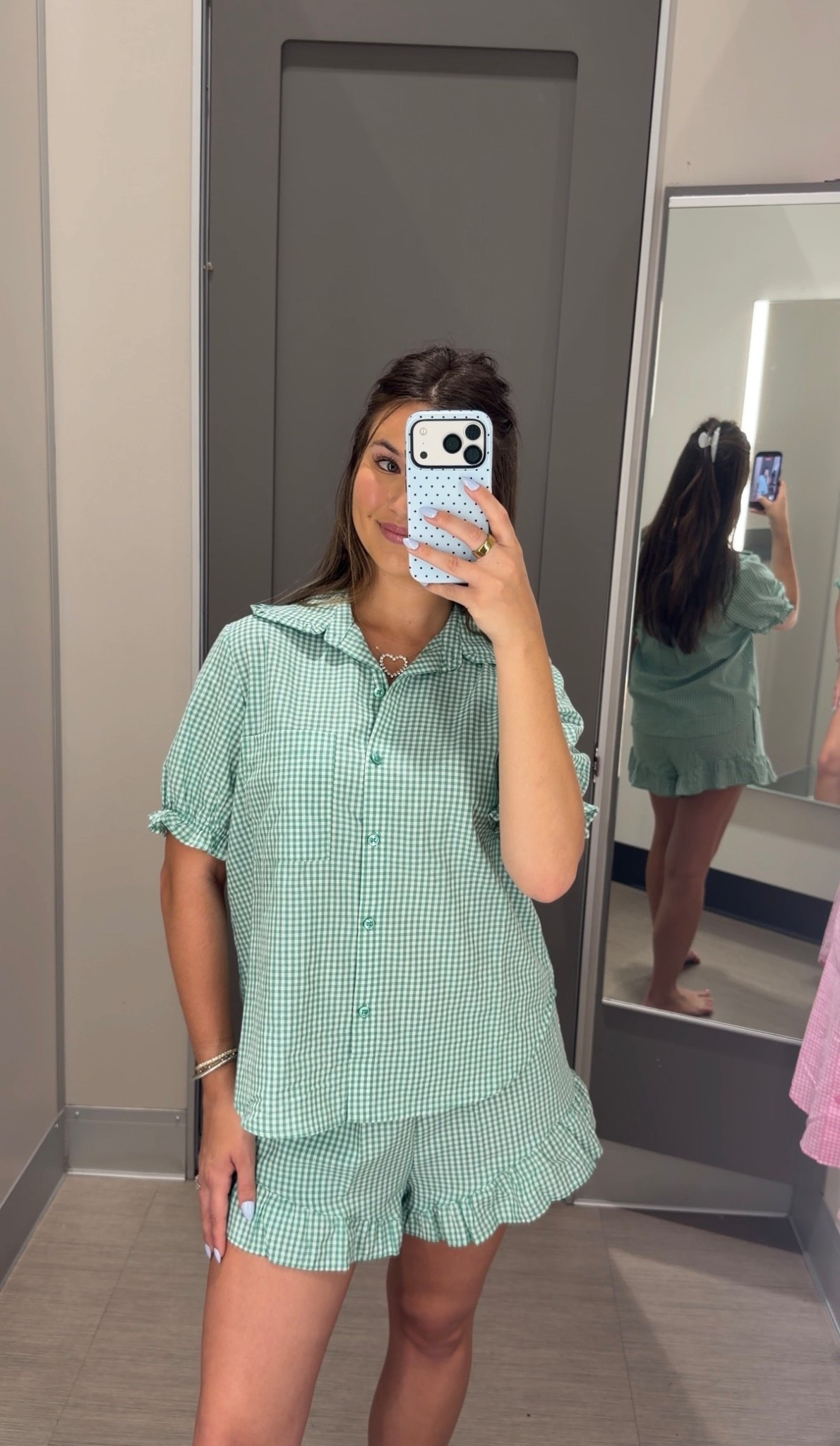 spring green gingham set from target!!! 🥝🍏🍸

@Target 

target spring style. gingham set. green gingham. target style. spring sets. 

#LTKmorningroutine #LTKootd #LTKMothersDay