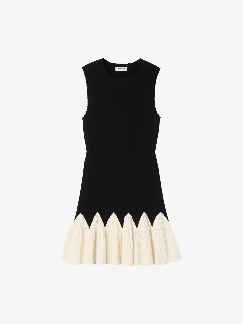 Two-Tone Sleeveless Stretch-Knit Mini Dress | Selfridges
