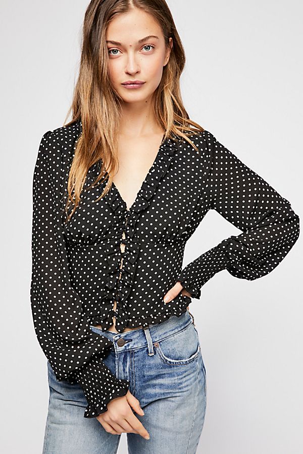 Smell The Roses Dot Top | Free People (Global - UK&FR Excluded)