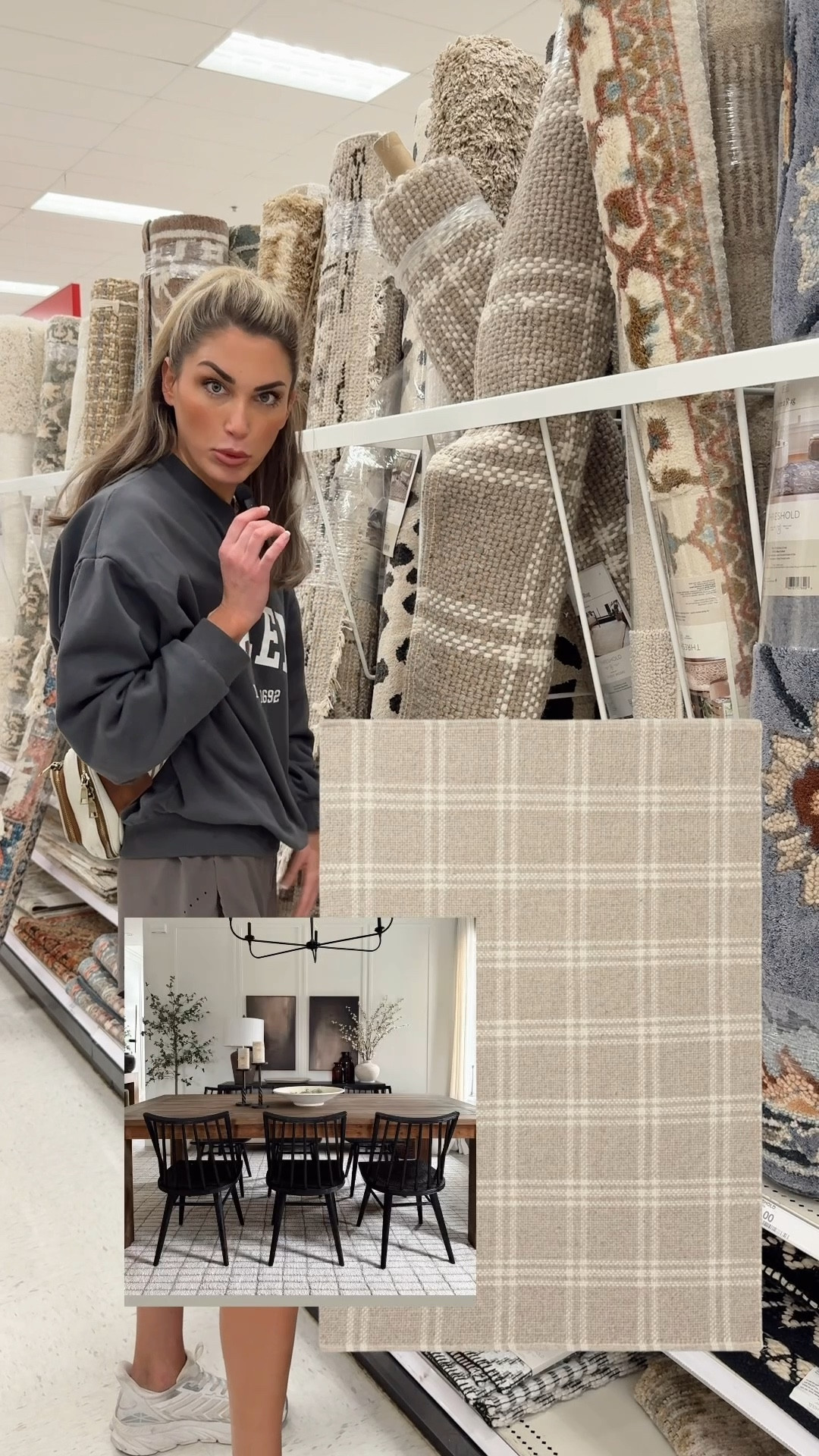 Pottery Barn or Target, part 18! 👇🏼 … 

Highlights:
1. The details we barely notice—the echo of a pattern, a color quietly repeated, different yet subtle textures mirrored all throughout —are the very reasons we can’t stop thinking about THAT home! 
2. The first thing I notice when looking at a clients space: rugs and curtains— usually missing in action or completely off base, but mainly MIA. Add a rug under your dining room table, just do it. 
3. So far there are 4 things that have my eye for this holiday season: Plaid, burgundy, deep olive green, and marble. Marble is becoming the new triangle triangle triangle! 


•
•
Kitchen styling, holiday decor, living room layout, area rugs, neutral modern organic cozy home, target finds, homegoods finds, Amazon home, marble kitchen accessories, ceramic gold hardware cookware, Christmas decor centerpiece 

#LTKHome #LTKSeasonal