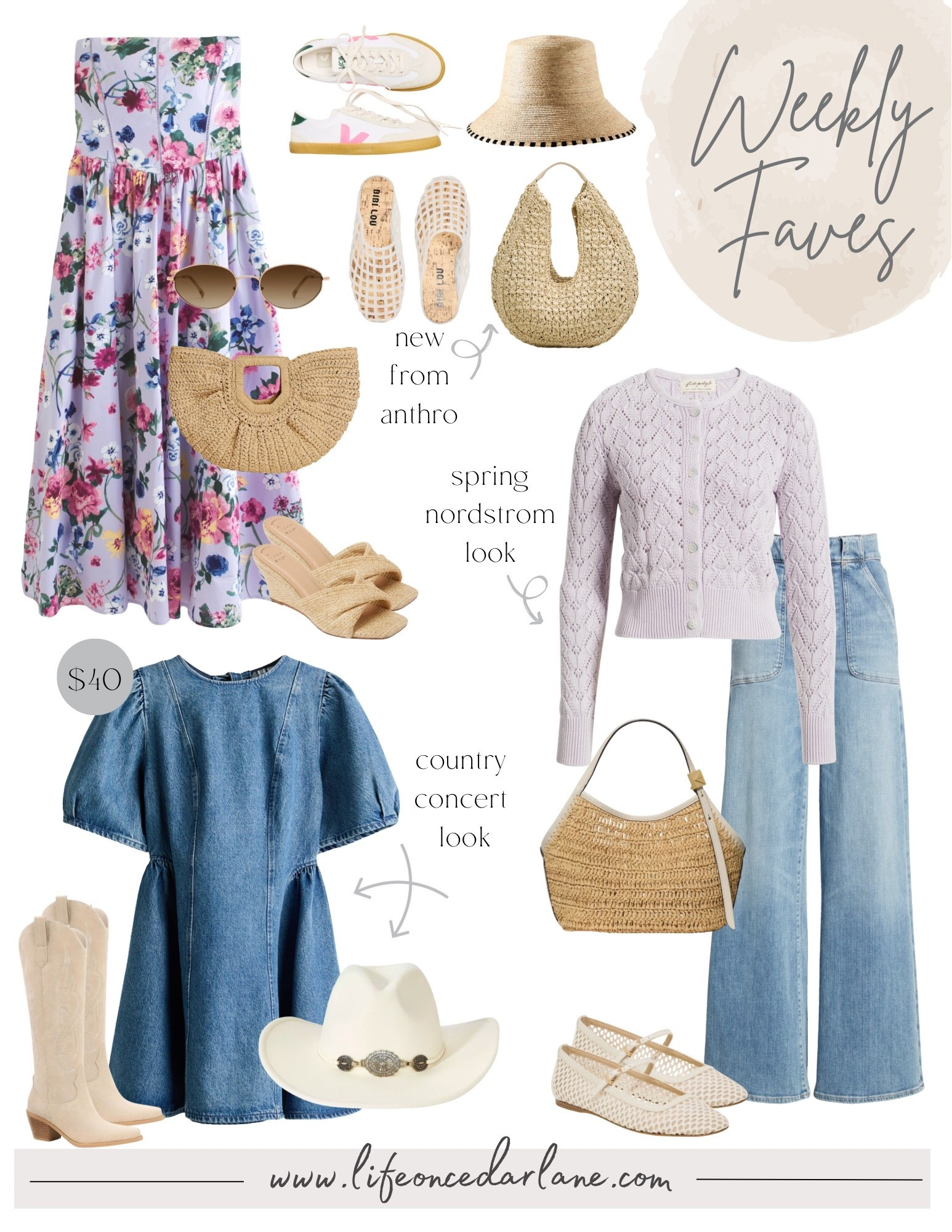 Weekly Faves- check out what we are loving! From new arrivals, sales, fashion and more! Loving this  vacay look, Nordstrom outfit & country concert look!

#easter #resortlook #datenight

#LTKmomlife #LTKSaleAlert #LTKOver40