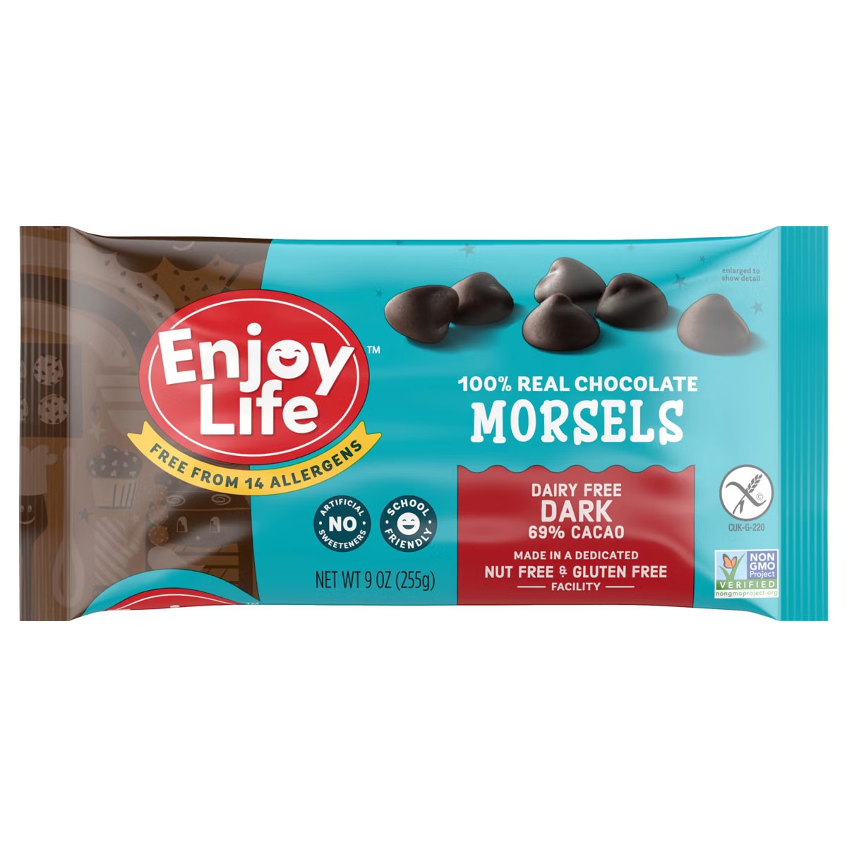 Enjoy Life Dark Chocolate Dairy Free Vegan Baking Morsels - 9oz | Target