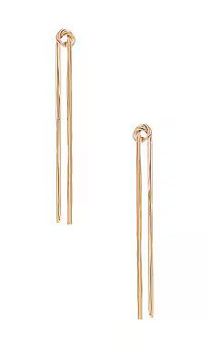 petit moments Tied Up Earrings in Gold from Revolve.com | Revolve Clothing (Global)