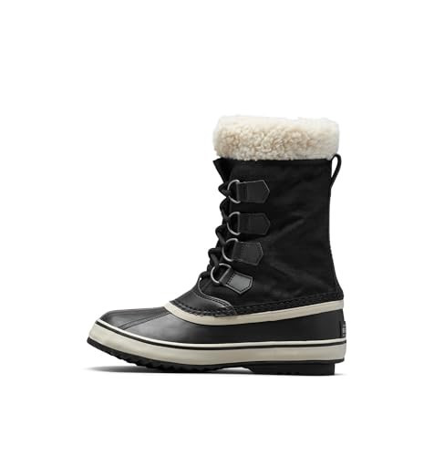 SOREL Women's Winter Carnival Waterproof Boot - Black, Stone - 11 | Amazon (US)