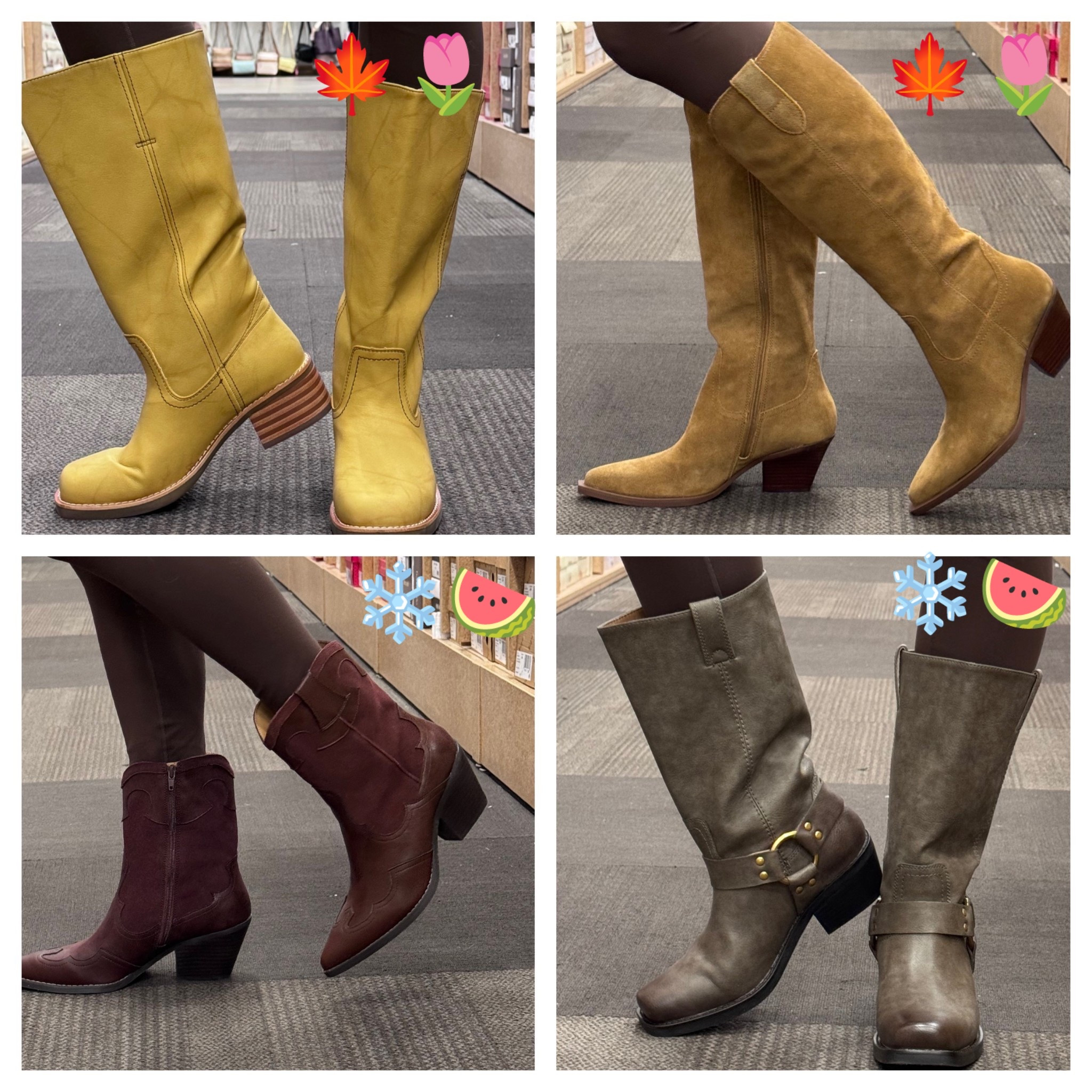 It’s boots season! 

#LTKShoeCrush #LTKFindsUnder100 #LTKSeasonal