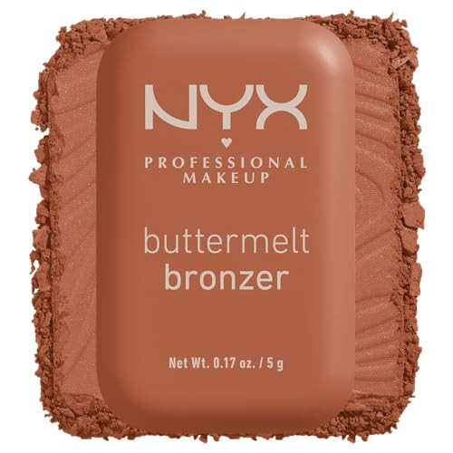 NYX PROFESSIONAL MAKEUP Matte Buttermelt Bronzer, Longwear Face Makeup with Up to 12 Hours of Wear, Vegan Formula - Butta Ballin (Medium Warm) | Amazon (US)