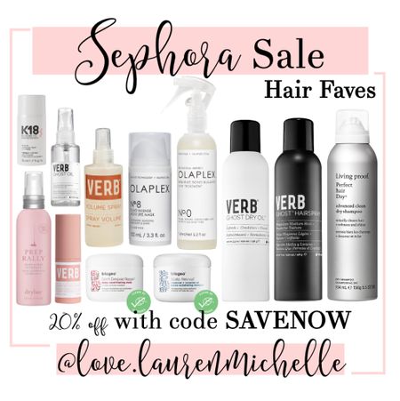 Sephora Sale Spring 2023 Hair Faves 

#LTKBeautySale #LTKbeauty #LTKsalealert