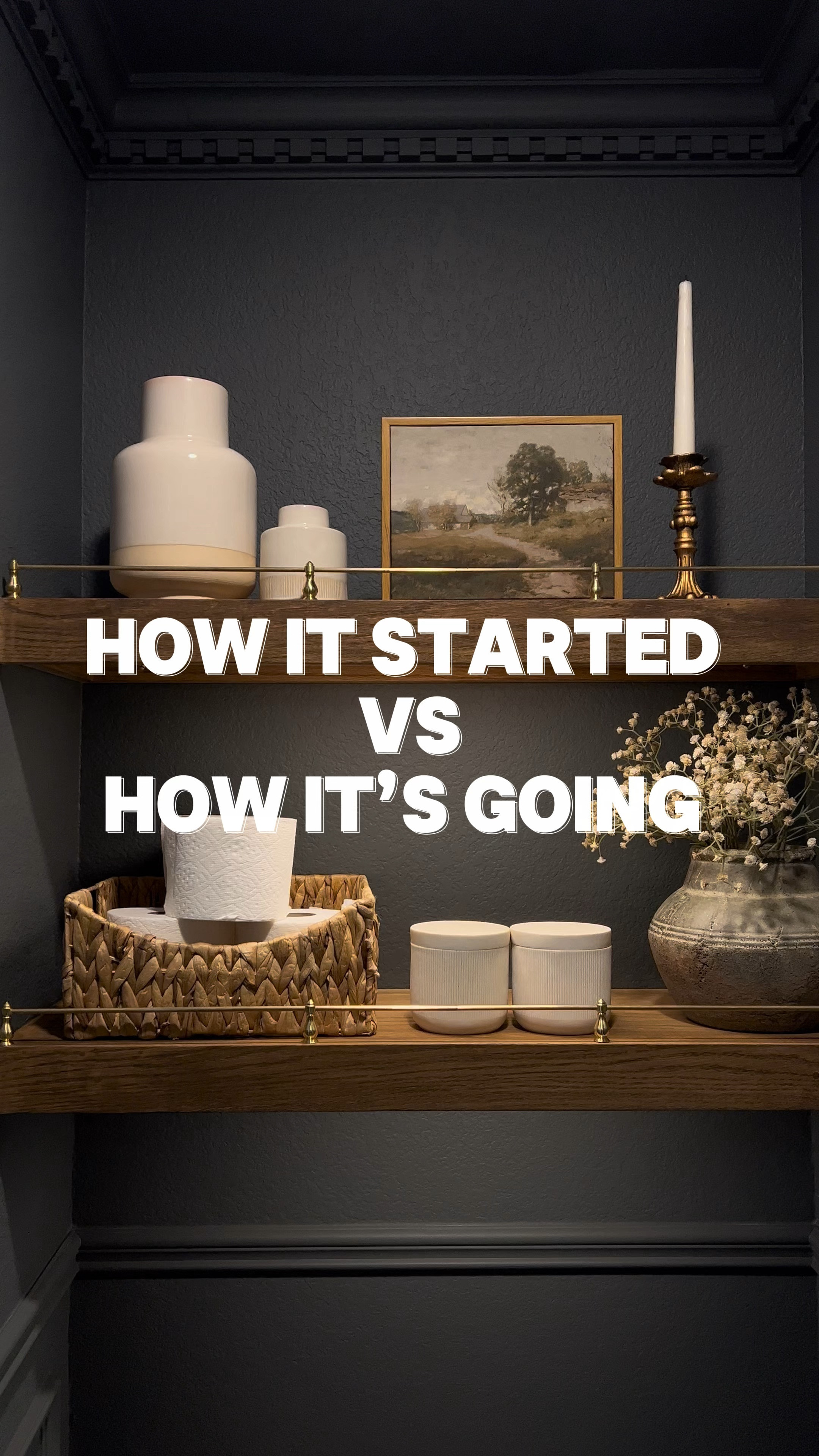 This water closet makeover is proof that bold choices can transform even the smallest spaces! 😍 No regrets—just BIG impact. 

#LTKHome #LTKWatchNow #LTKFamily