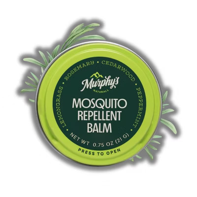 Murphy's Naturals Mosquito Repellent Balm | Plant-Based with Cedarwood, Lemongrass & Rosemary, DEET-Free - (0.75 oz) | Target