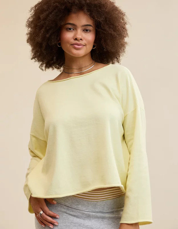 Aerie Sunday Soft Boatneck Sweater | American Eagle Outfitters (US & CA)