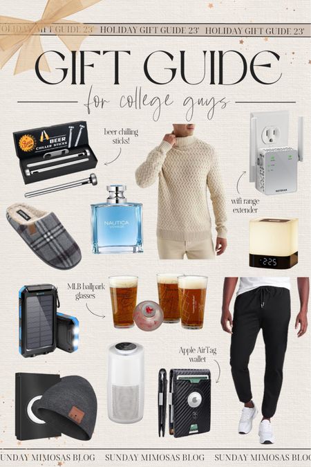 HOLIDAY GIFT GUIDE: Christmas Gifts for College Guys 🎁✨

We’re sharing the best gifts for him! From the comfiest athletic joggers and apple AirTag wallet to affordable slide slippers and unique stocking stuffers for guys, we’ll help you find the perfect gifts for guys!!

#giftsforguys #giftsforboyfriend #giftsforcollegeguys Gifts for men, Christmas gift ideas, Christmas gift guide, Christmas gifts, gifts for husband, gifts for dad, guy gifts, boyfriend gift guide, gifts for boyfriend, Christmas gift ideas for boyfriend, college guy gifts

#LTKHoliday #LTKGiftGuide #LTKSeasonal