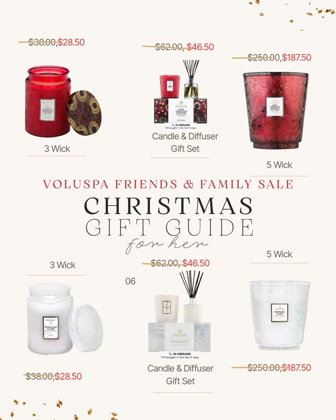 VOLUSPA friends and family sale❤️🤍my favorite scents! 

#LTKHome #LTKGiftGuide #LTKHoliday