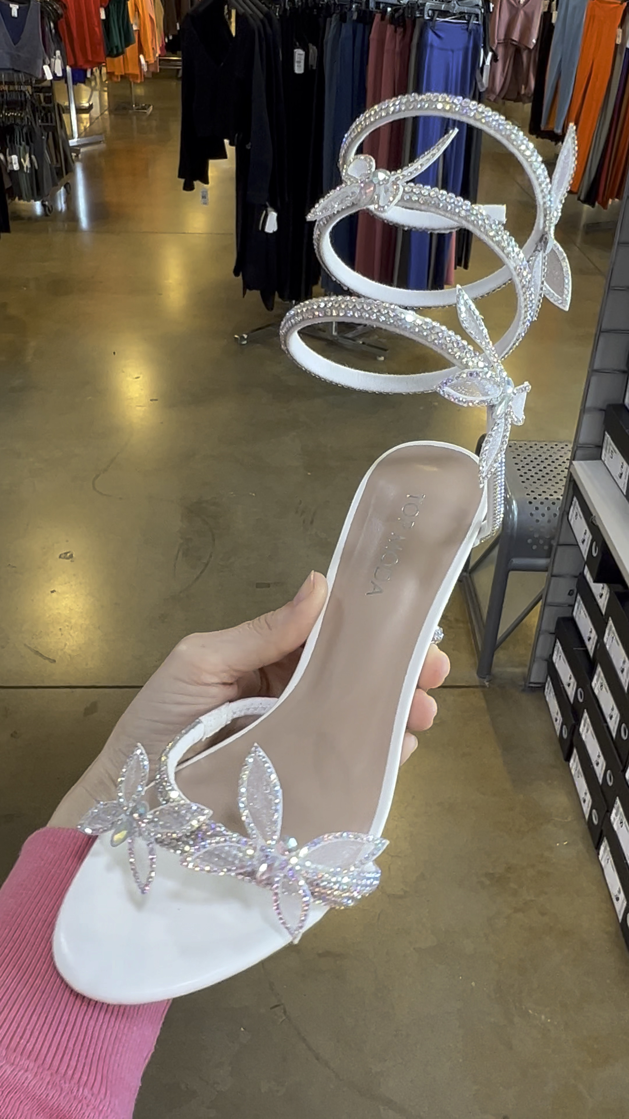 Get ready for spring around the corner with these cute butterfly, glitter heels! Available in several colors. Shop them here!

Heels
Shoes
Flats
Spring shoes
Wedding guest 
Wedding shoes
Bridal shoes


#LTKstyletip #LTKshoecrush #LTKwedding