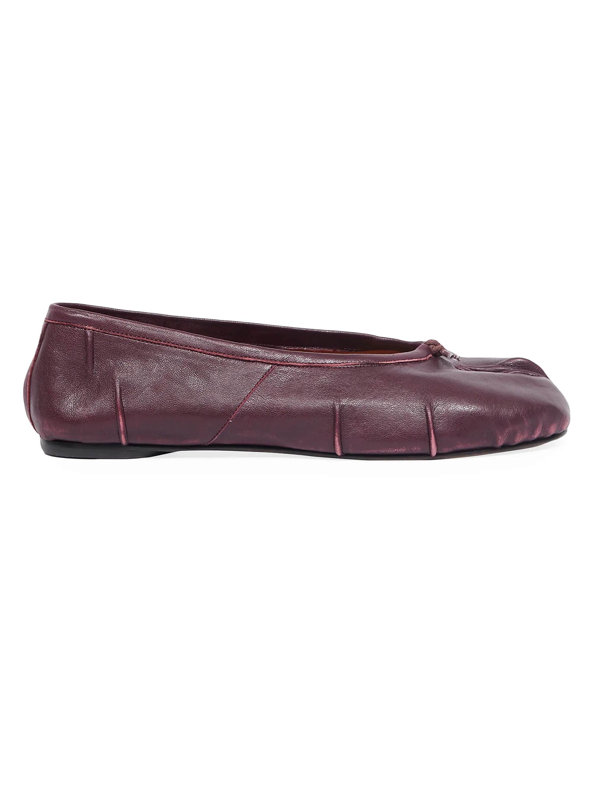 Tabi Leather Ballerina Flats | Saks Fifth Avenue