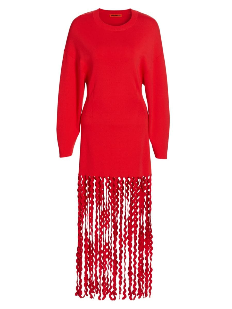 Wallis Knit Fringe Dress | Saks Fifth Avenue
