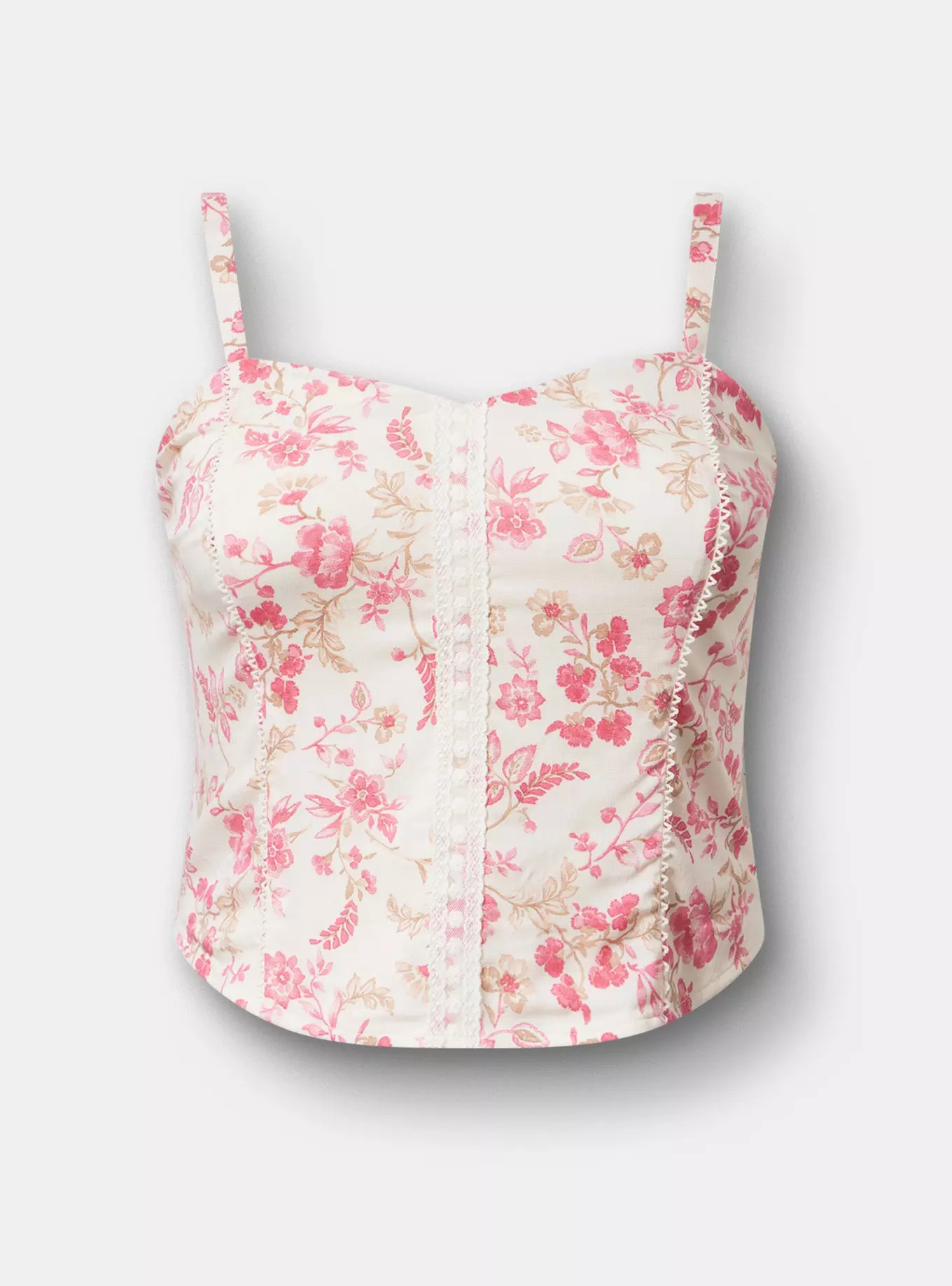 Corset Lace Trim Crop Top | Torrid (US & Canada)