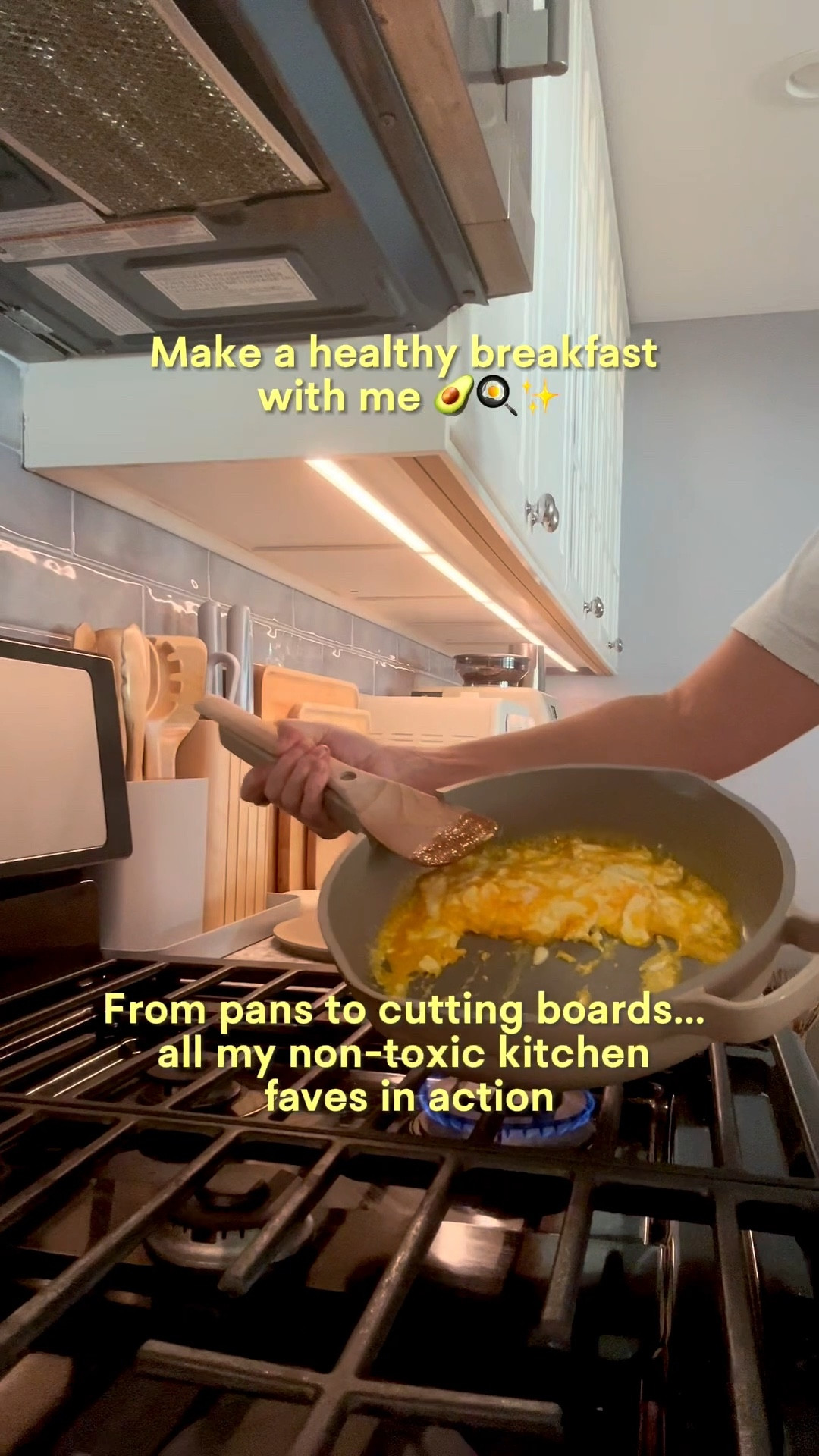 Make a healthy breakfast with me 🥑🍳 From the Always Pan by Our Place to my Caraway cutting boards + utensil & knife set, these are the non-toxic kitchen essentials I reach for daily. Linking all my favorites so your kitchen can be just as functional and beautiful 🌿

#LTKActive #LTKFamily #LTKHome