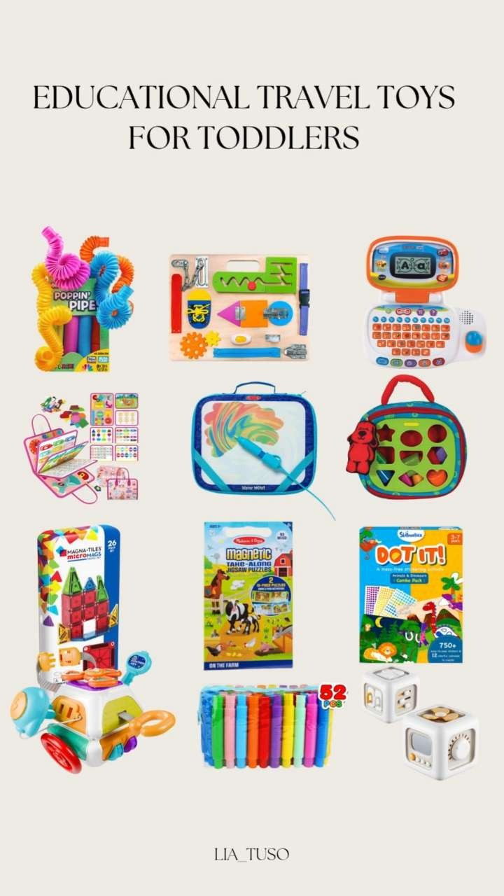 Learning on the go? These travel-friendly toys keep little hands busy and minds growing 🧠✈️ Perfect for flights, car rides, and everything in between—linking our faves!

#EducationalTravelToys #ToddlerTravelMustHaves #LearningOnTheGo 

 #LTKTravel #LTKKids #LTKFamily