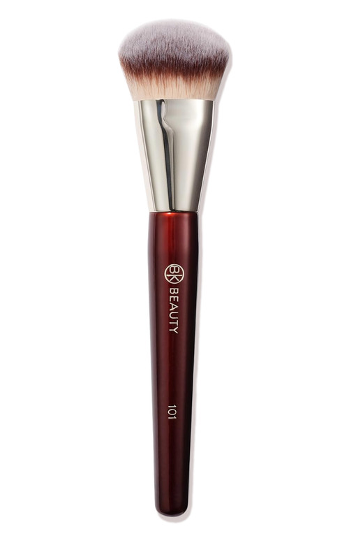 BK Beauty 101 Contoured Foundation Brush in Burgundy at Nordstrom | Nordstrom