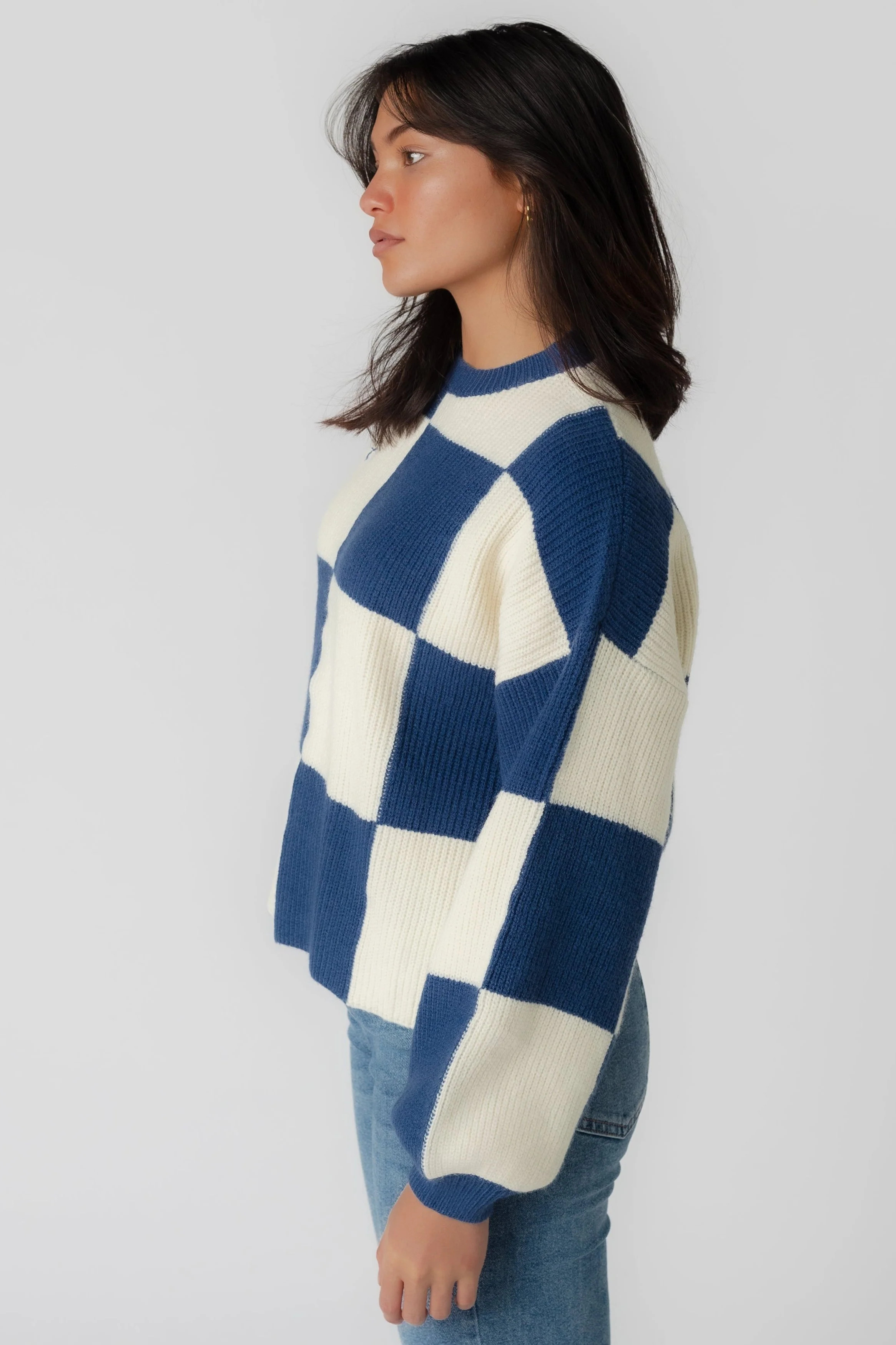 Mandy Checker Sweater | Called To Surf