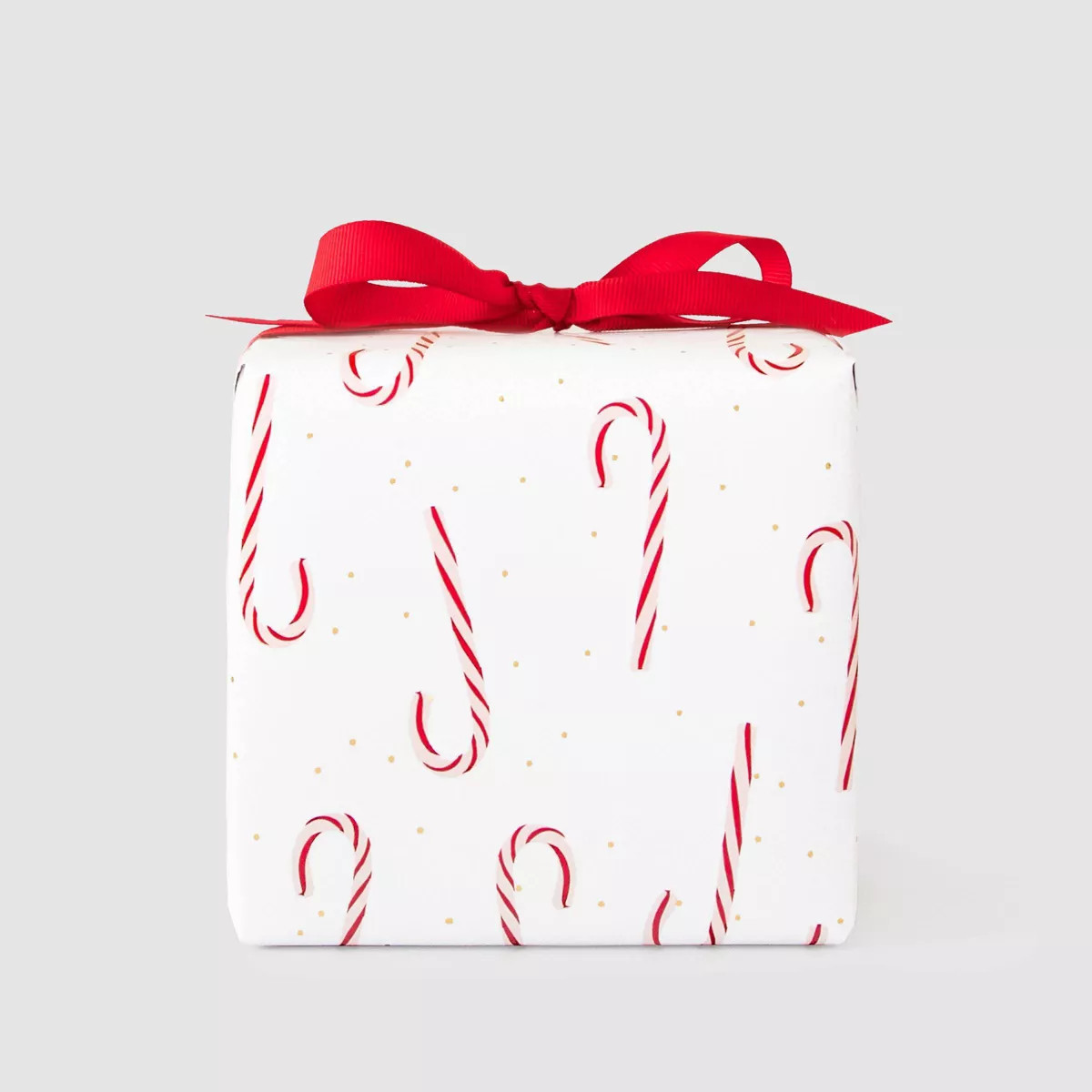 Foil Candy Cane Gift Wrap Red/Gold - Sugar Paper + Target | Target