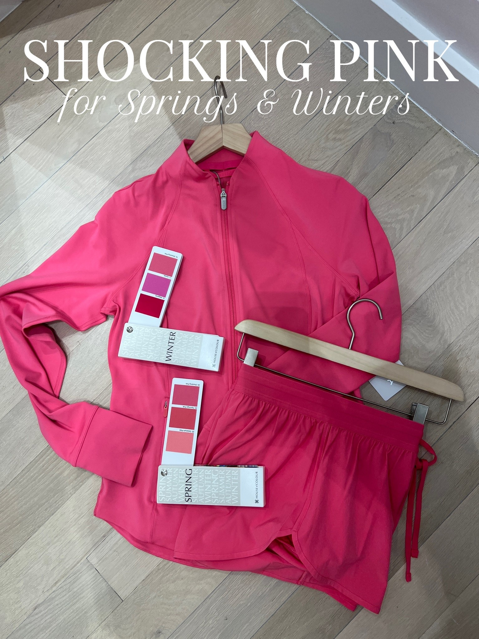 Shocking pink is a beautiful bright pink that works for Springs and Winters. This color is particularly great for Blue Springs and Sprinter Winters.
