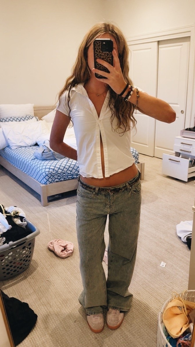 cool outfit inspo! low rise jeans outfit, cool outfit, outfit inspo, summer outfit

#LTKgrwm #LTKootd #LTKdayinmylife
