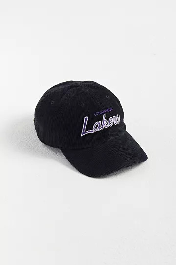 Mitchell & Ness Los Angeles Lakers Corduroy Hat | Urban Outfitters (US and RoW)