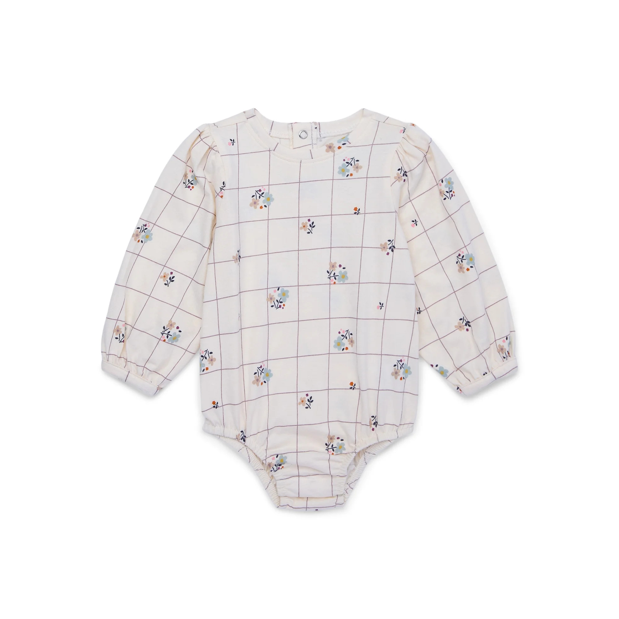 easy-peasy Baby Long Sleeve Dumpling Bodysuit, Sizes 0-24 Months | Walmart (US)