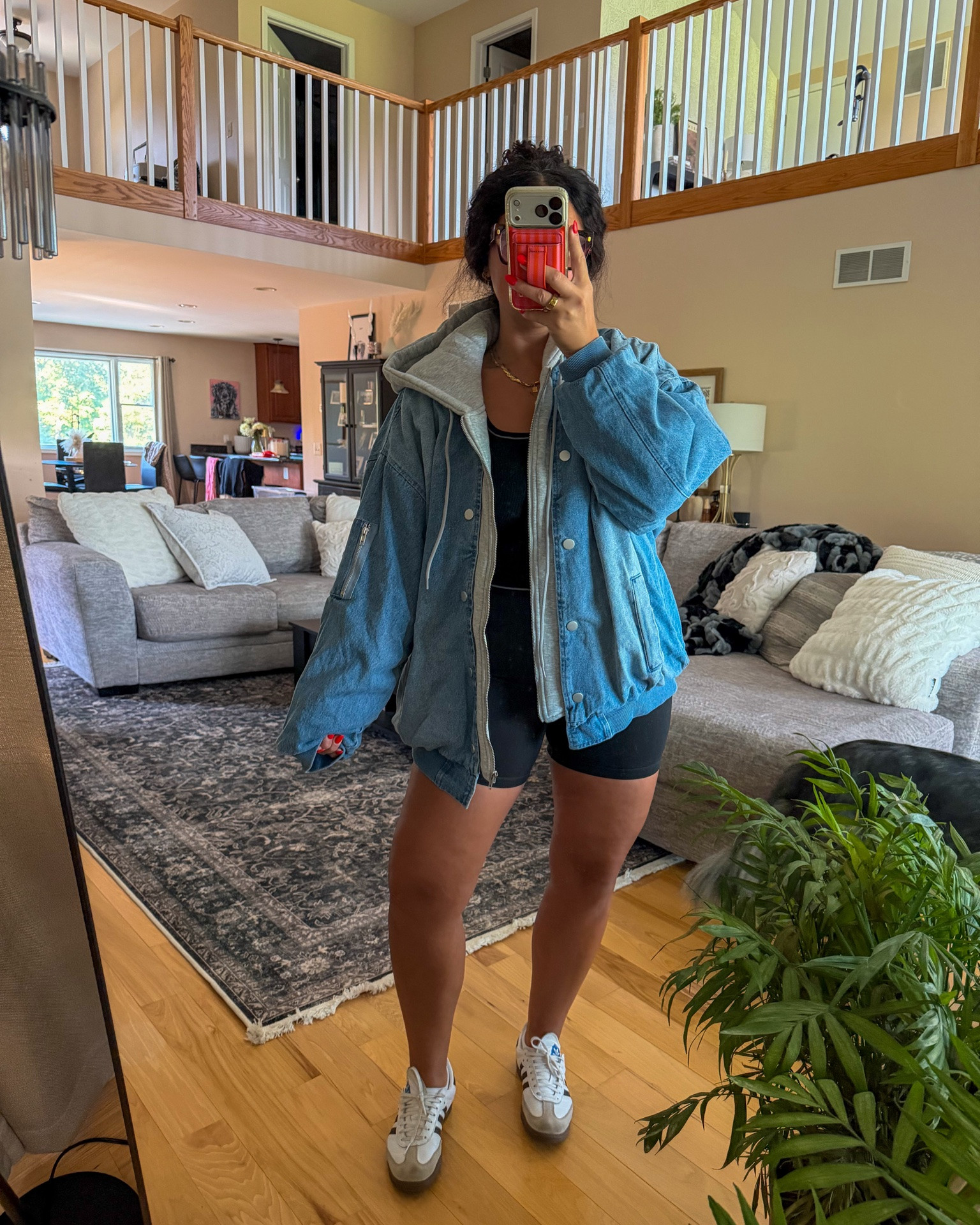 I’m in a large in the jacket. My code ALEXC40 will save you 40% site wide!! 

#vici

#LTKootd #LTKSaleAlert #LTKSeasonal