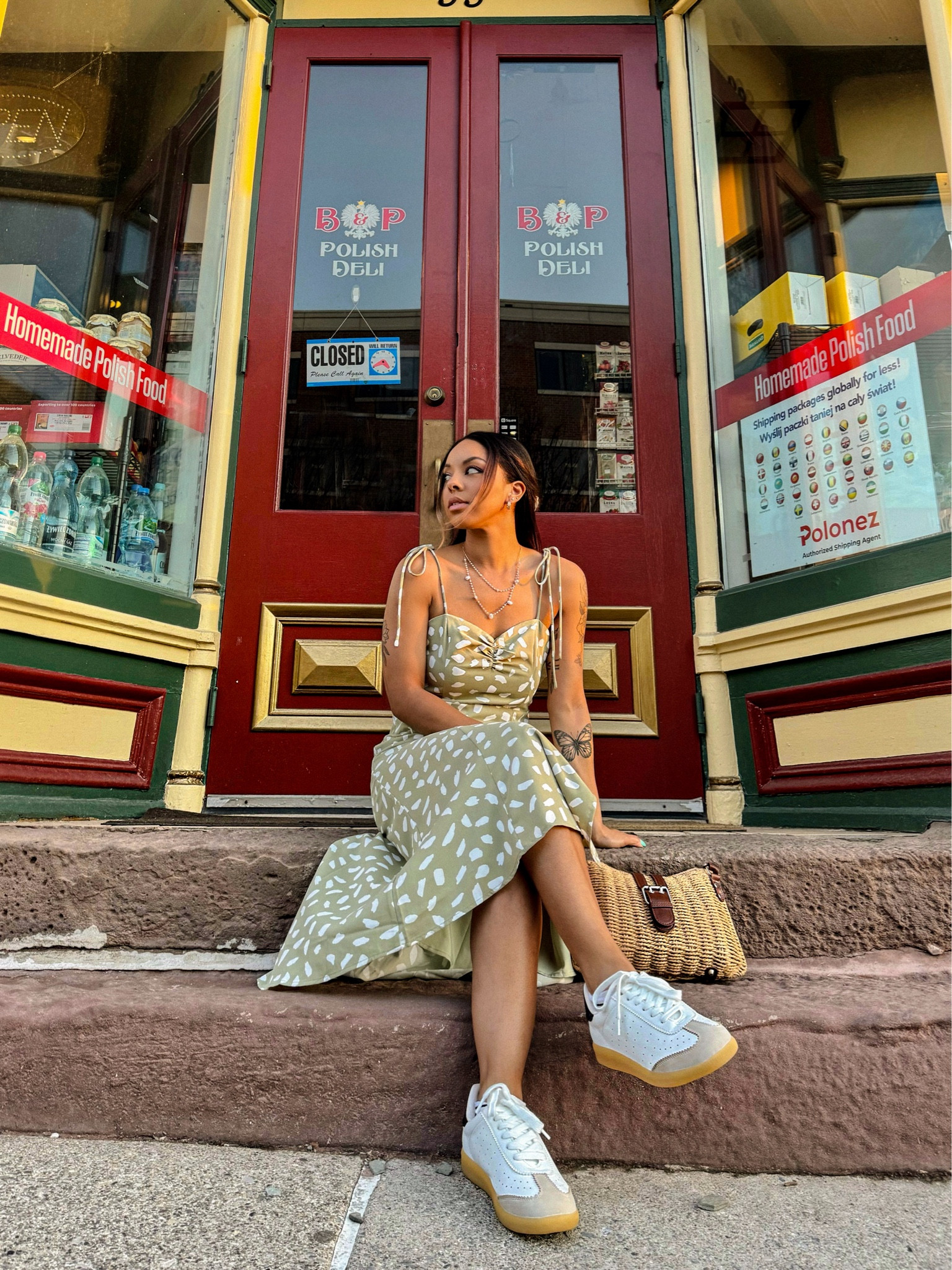 Ready for sundress season 🌤️ 
Got the dress in an XS (TTS) 
Shoes are perfect dupes for the #sambas and also fit true to size 🤍 #lulus

#LTKfindsunder50 #LTKstyletip #LTKshoecrush