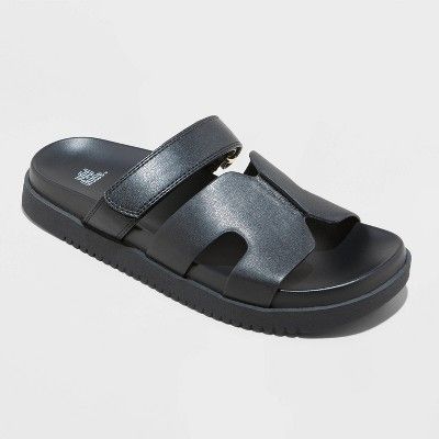 Women's Hayley Slide Sandals - Wild Fable™ Black 9 | Target