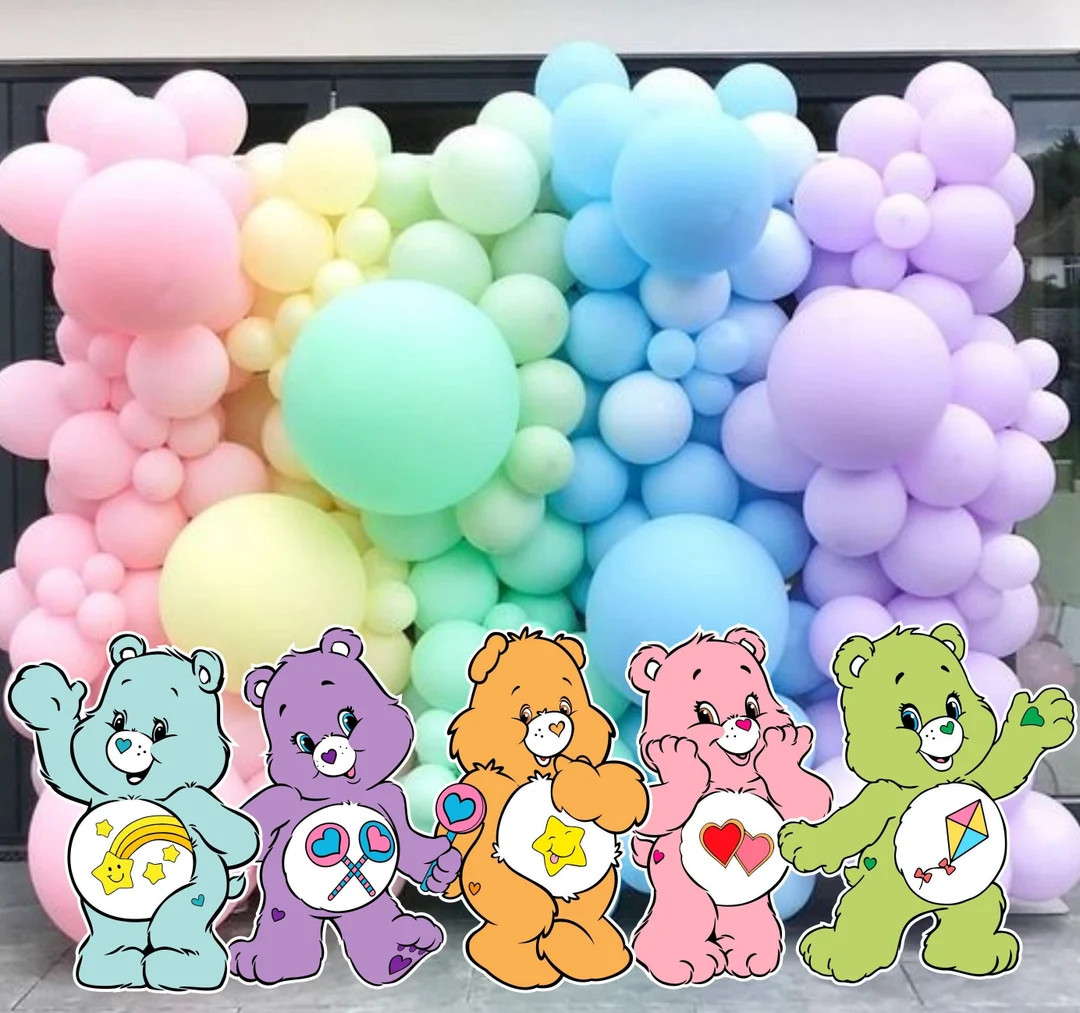 BUNDLE CARE BEARS Big Decor on Salee: Cutout Decor Care Bears - Etsy | Etsy (US)