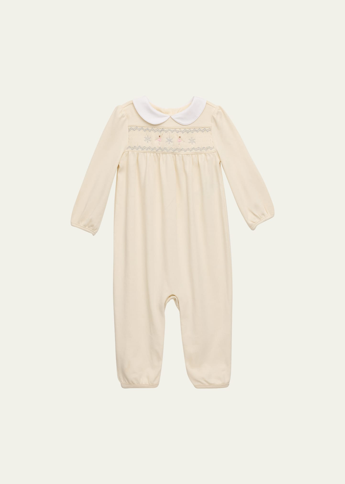 Girl's Smocked Nutcracker Coverall, Size 3M-12M | Bergdorf Goodman