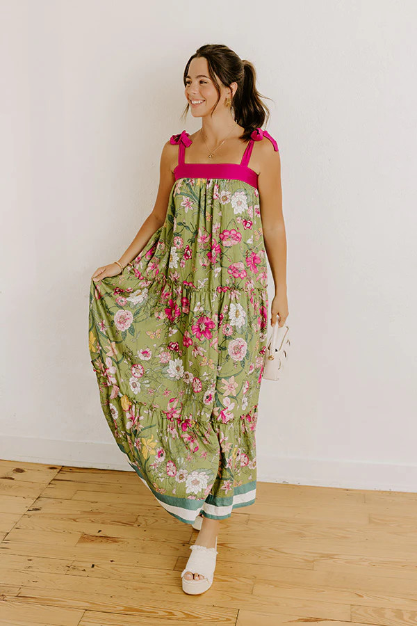Chasing Wildflowers Floral Maxi Dress | Impressions Online Boutique