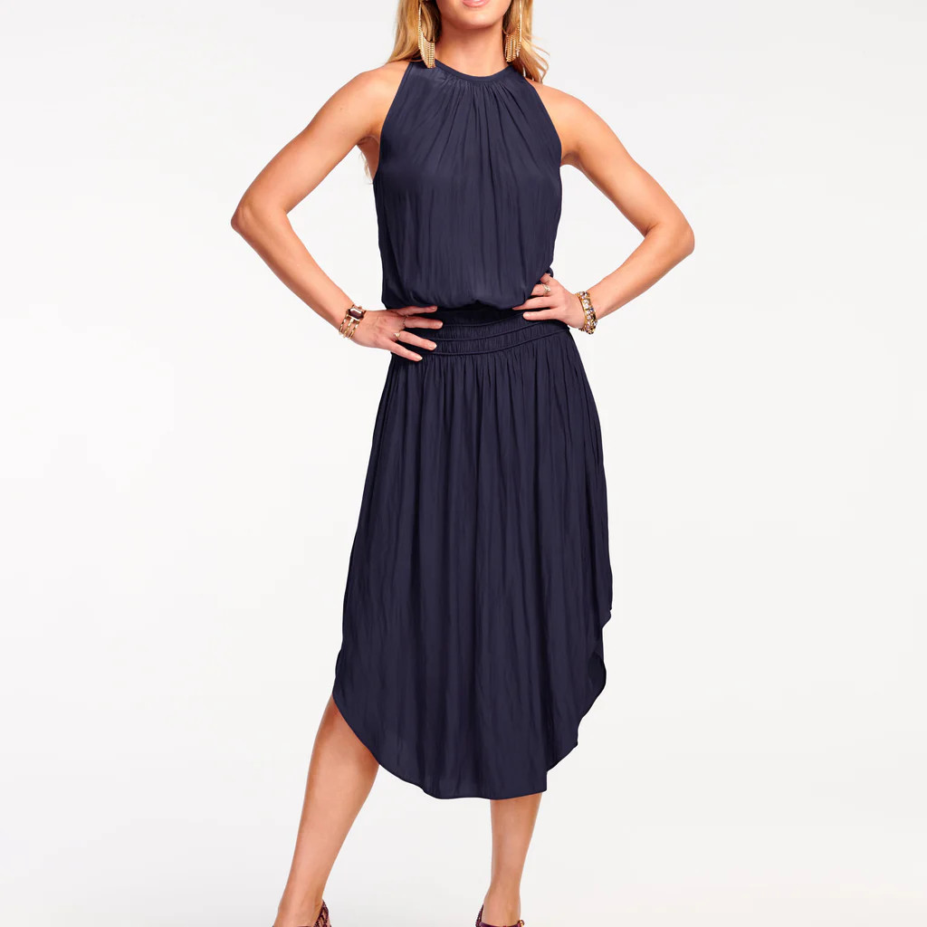 Audrey Smocked Midi Dress | Ramy Brook