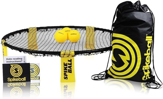Spikeball Standard 3 Ball Kit - Includes Playing Net, 3 Balls, Drawstring Bag, Rule Book | Amazon (US)