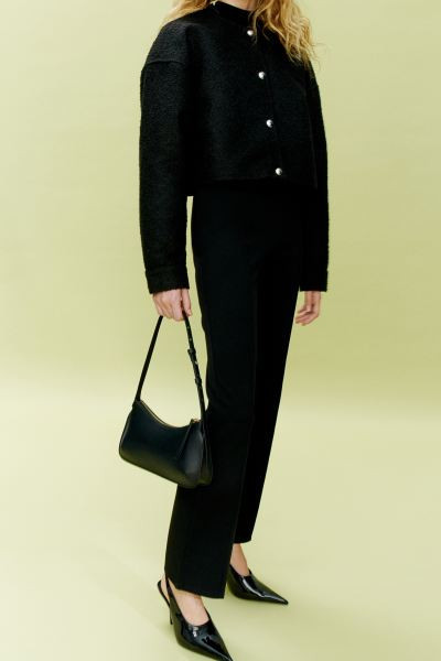 Oversized button-front jacket | H&M (UK, MY, IN, SG, PH, TW, HK)