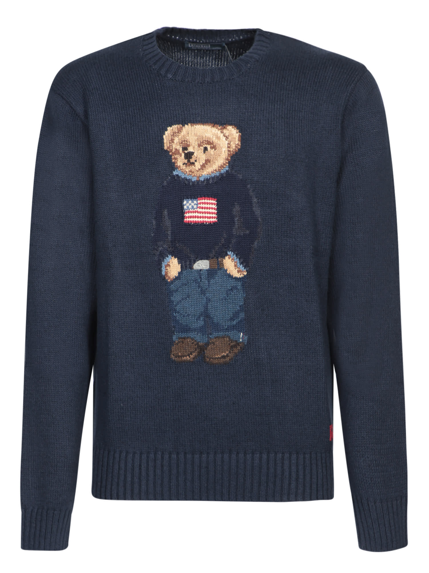 Polo Ralph Lauren Blue Bear Sweater | Italist.com US