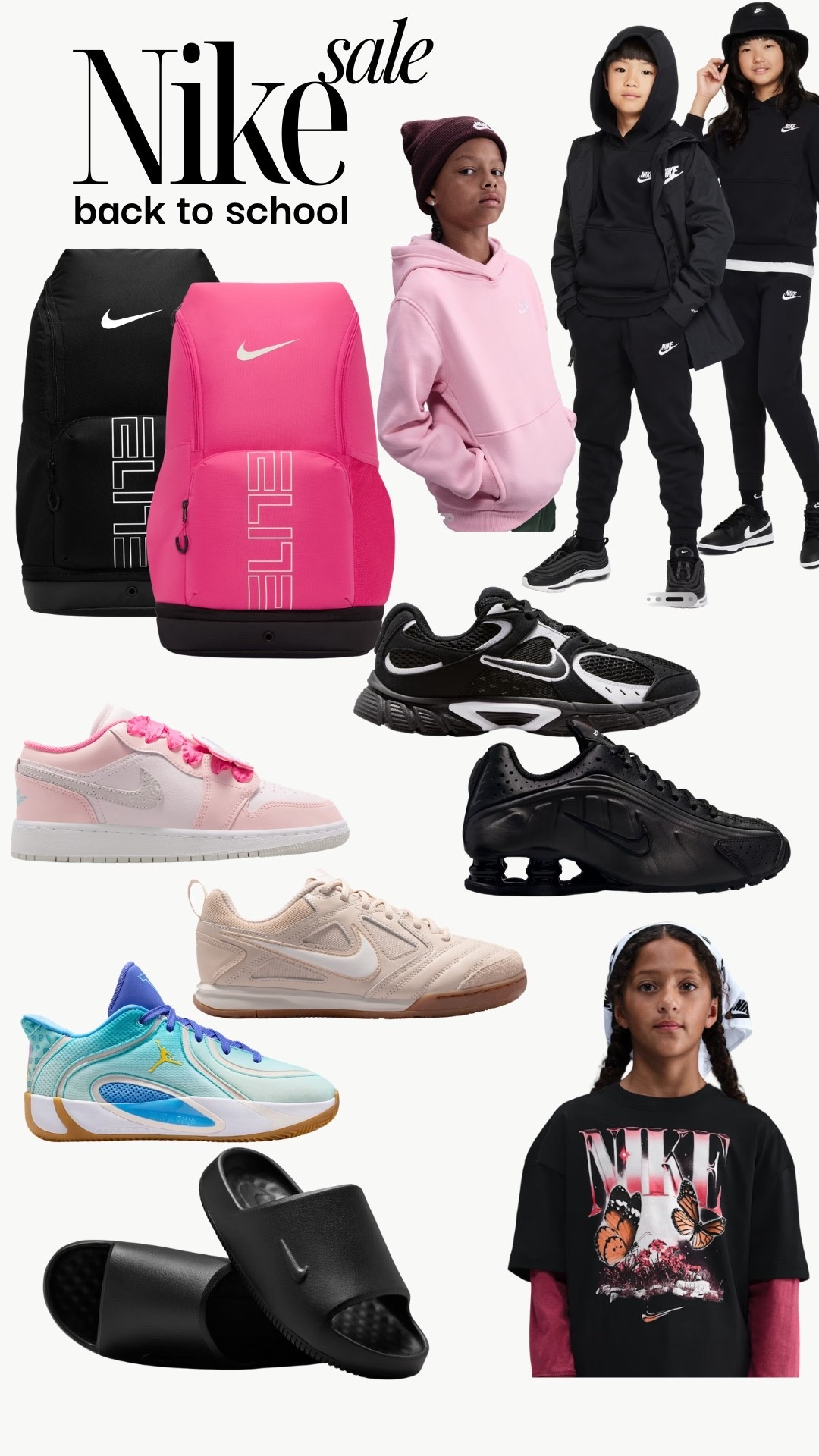 nike’s back to school sale is not playing this year!. sneakers, hoodies, joggers, backpacks — everything your kids need to start the year fresh and your sports kids will actually want to wear. all linked. 

#nikekids #nikesale #backtoschool #backtoschoolshopping #kidsneakers #jordankids #ltkkids #ltksalealert #ltkstyletip #ltkfamily #backtoschooloutfits #kidsfashion #sportsmomlfe #nikebacktoschool #girlssneakers #kidssneakers #momsofltkk

#LTKKids #LTKSaleAlert #LTKmomlife