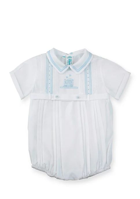 Creeper with Pintucks and Train Embroidery | Belk