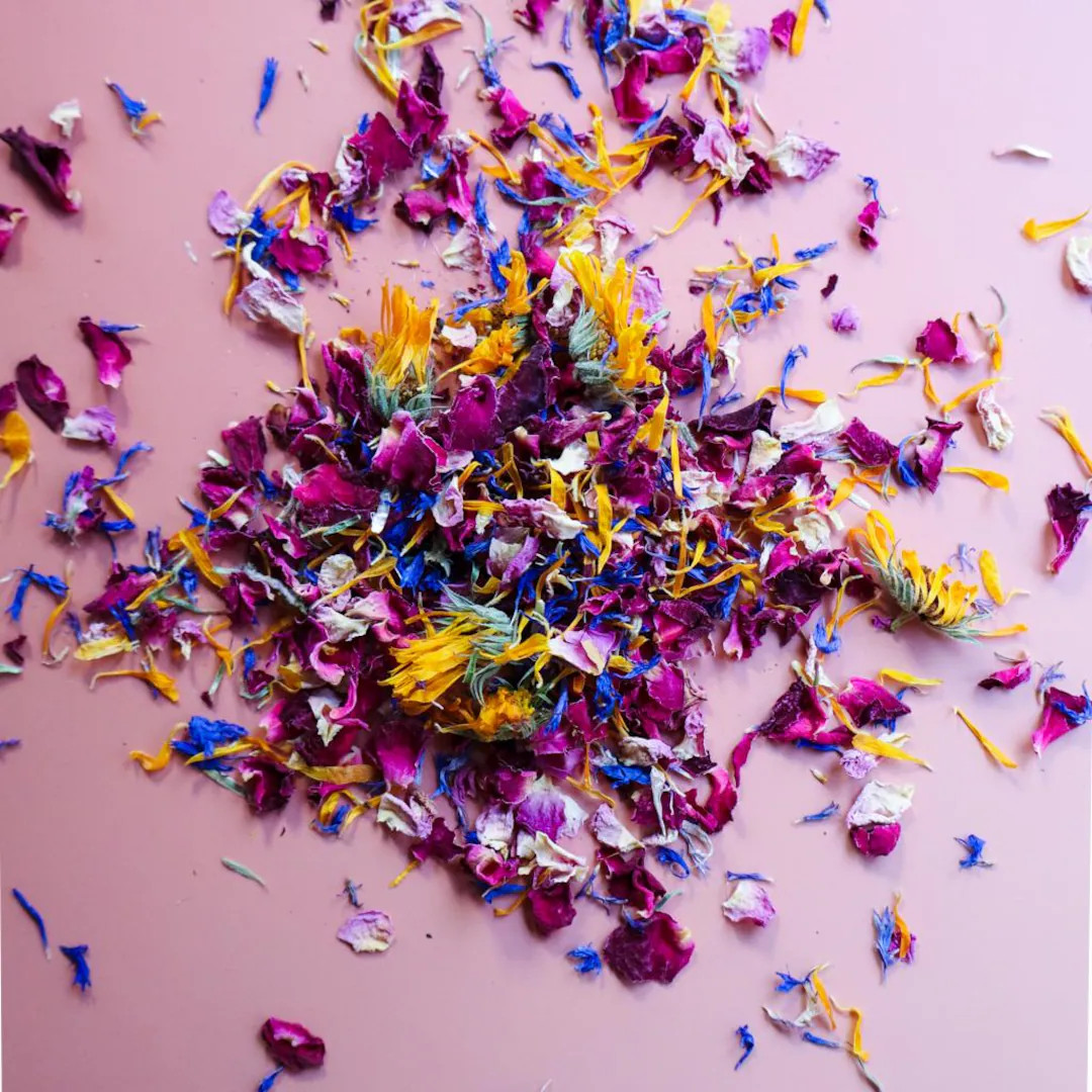 Dried ORGANIC Edible Flowers for Cocktails, Cakes, Cheeses, Charcuterie, & More | Flower Confetti... | Etsy (US)