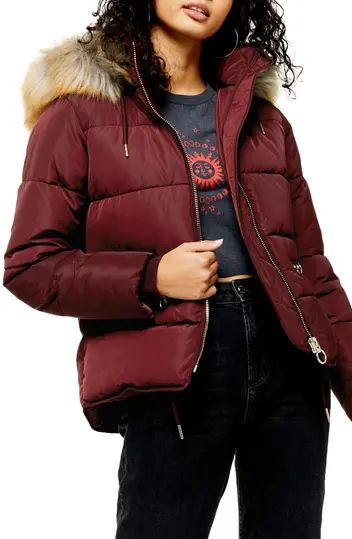 Jack Faux Fur Trim Puffer Jacket | Nordstrom Rack