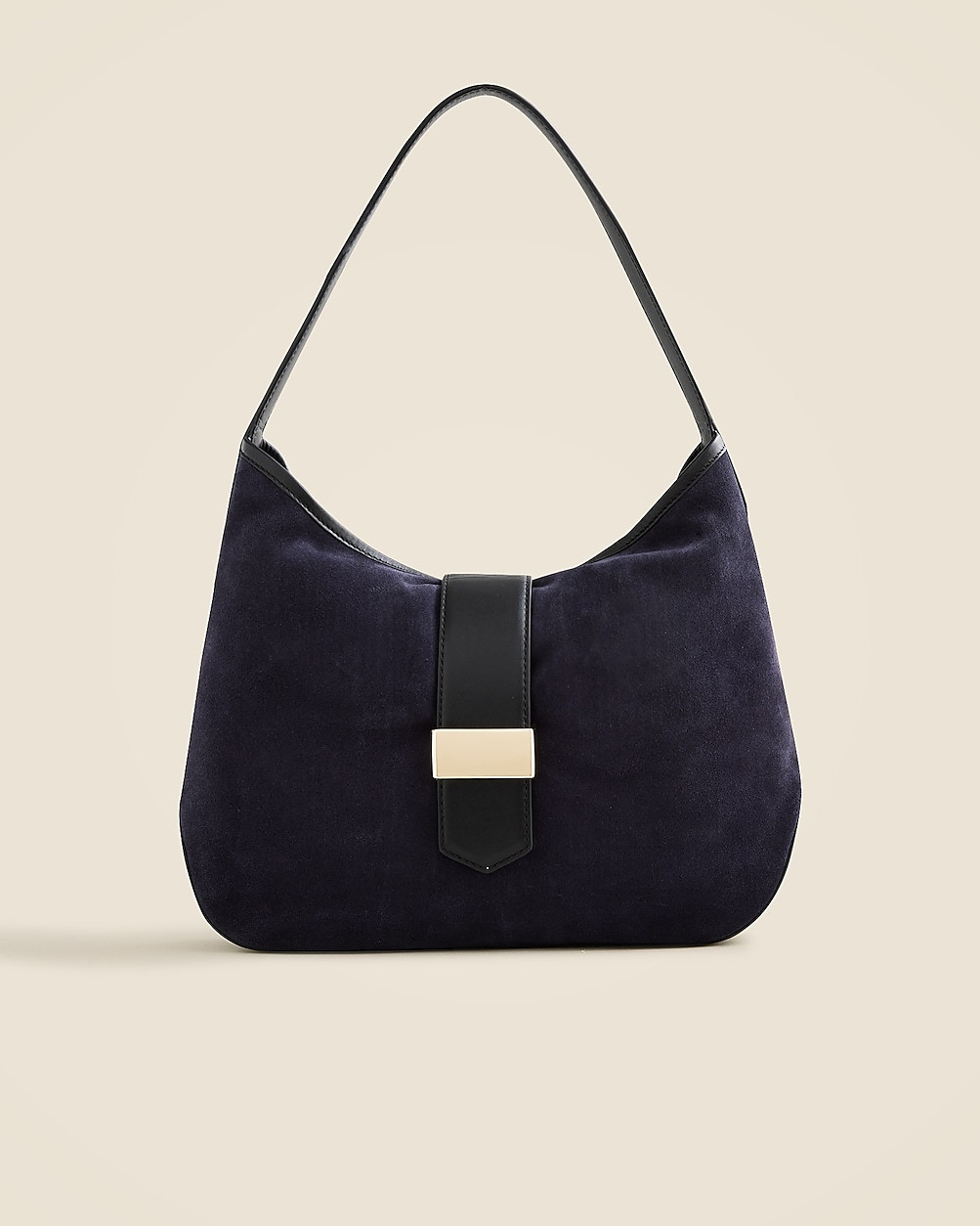 Berkeley suede and leather shoulder bag | J. Crew US
