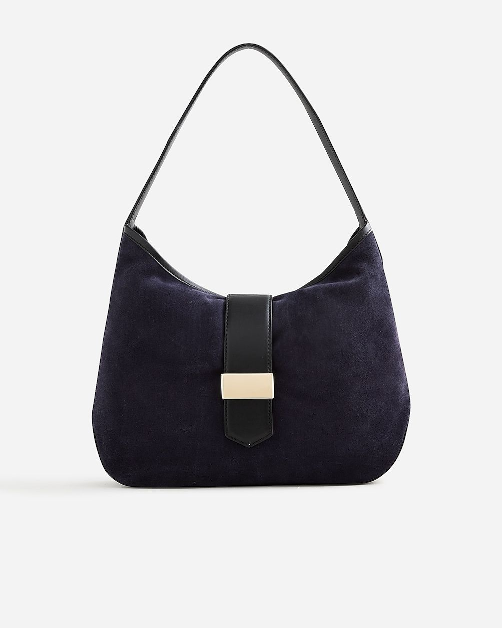 Berkeley suede and leather shoulder bag | J. Crew US