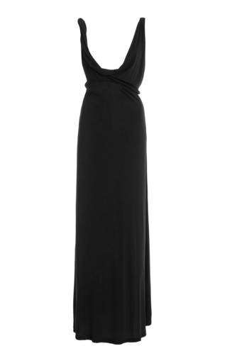 Draped Crepe Maxi Dress | Moda Operandi (Global)