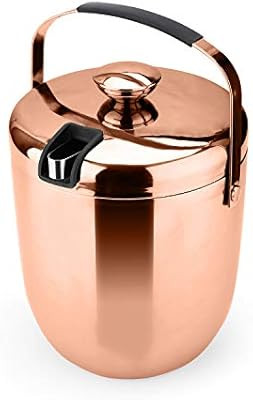 T-rainbow Insulated Double Walled Stainless Steel Ice Bucket for Parties, BBQ & Buffet with Tongs... | Amazon (US)