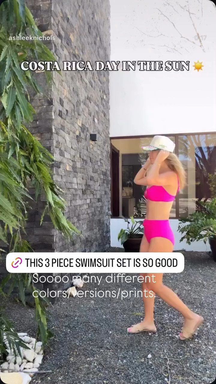 This 3 piece swimsuit from amazon is so good! Soooo many different colors/versions/prints.

#LTKTravel #LTKOver40 #LTKSwim