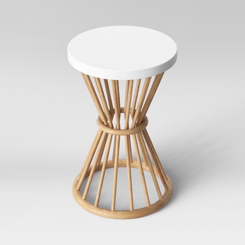 Aloysia Rattan End Table White - Opalhouse™ | Target