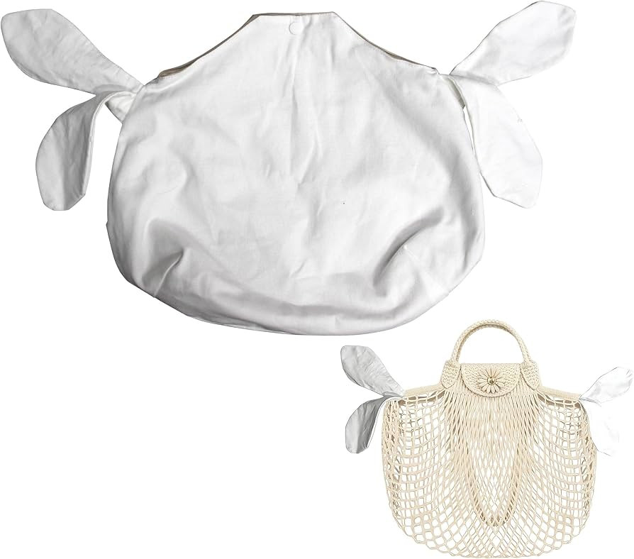 Handmade Bag Insert Organizer for Drawstring Mesh Bucket Bag Inner Insert Organizer Multi-Functio... | Amazon (US)